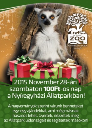 2015 November 28-án 100 Ft a belépőjegy!  cikk kiemelő képe